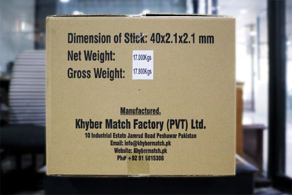 Pakistan's Top match splints manufacturing factory
